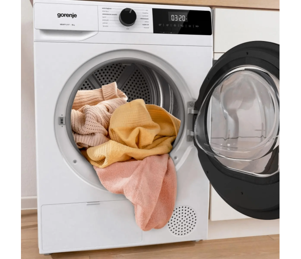 ZESTAW Gorenje Suszarka D2HNE9D+Pralka WNHPI94A1PS+Łącznik SKHNE90W - 1551486 - zdjęcie 8